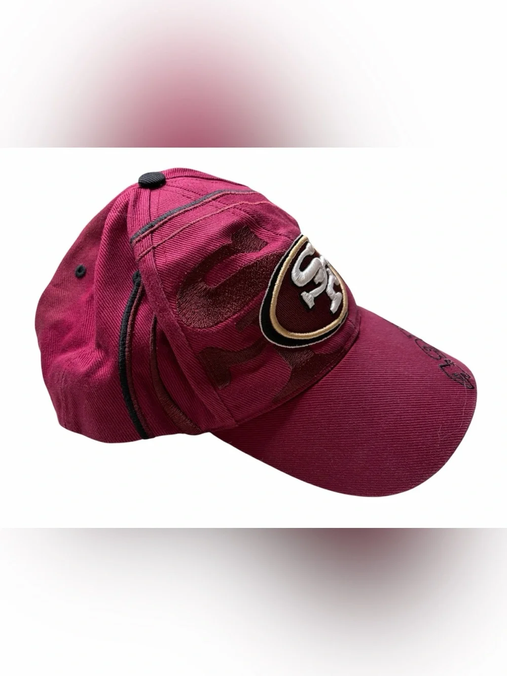 🏈🍂Vintage burgundy San Francisco 49ers baseball cap